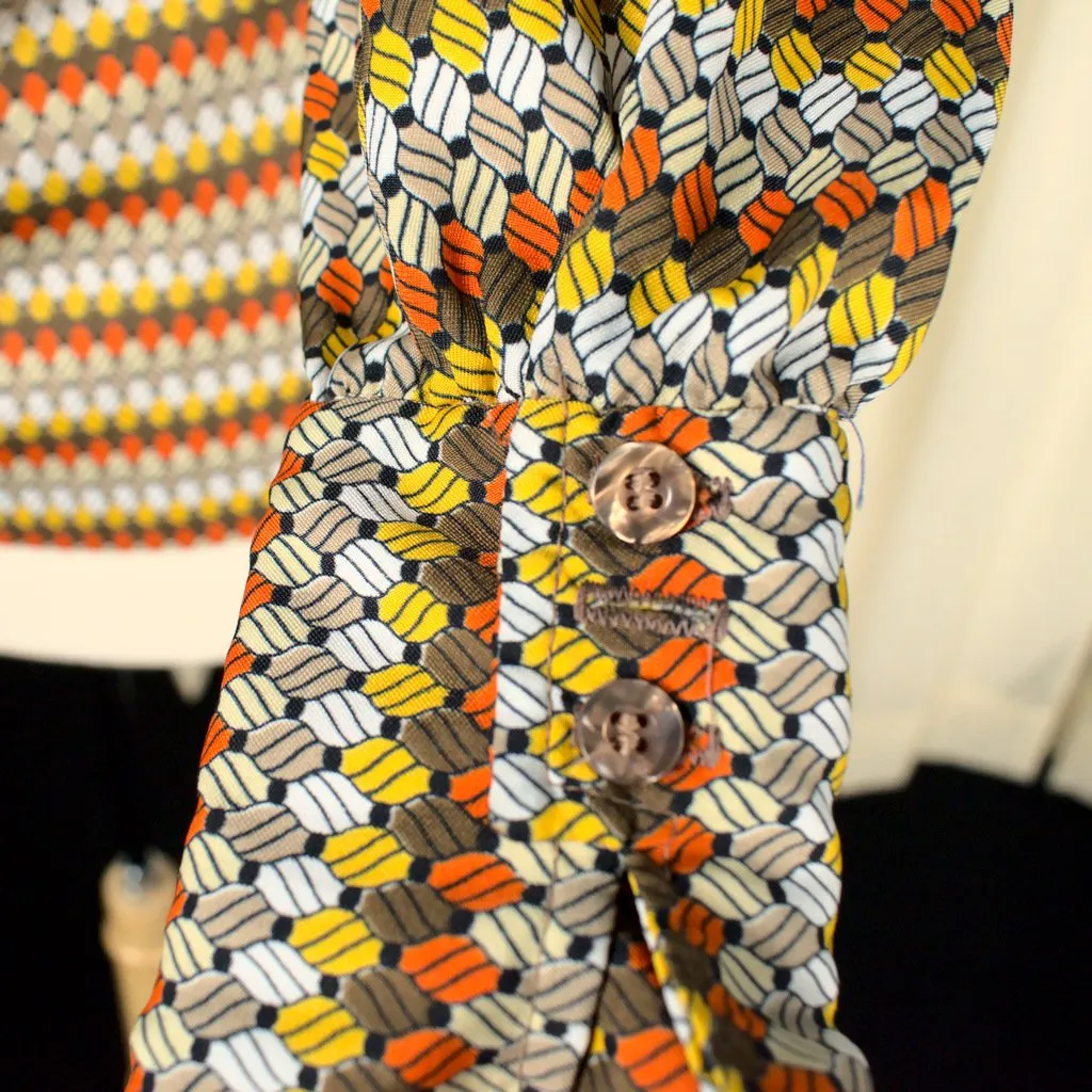 1960s Abstract Cuff Shirt