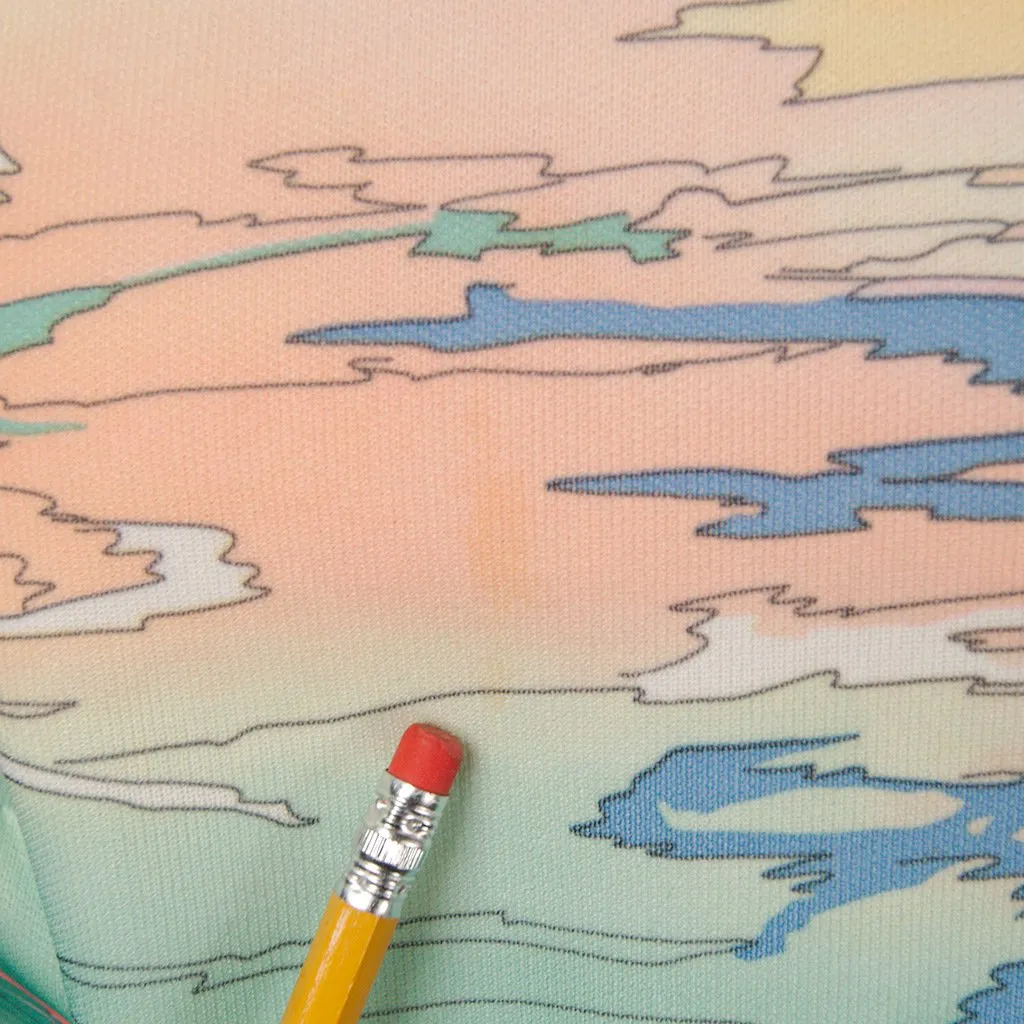 1960s Pastel Landscape Tank Set