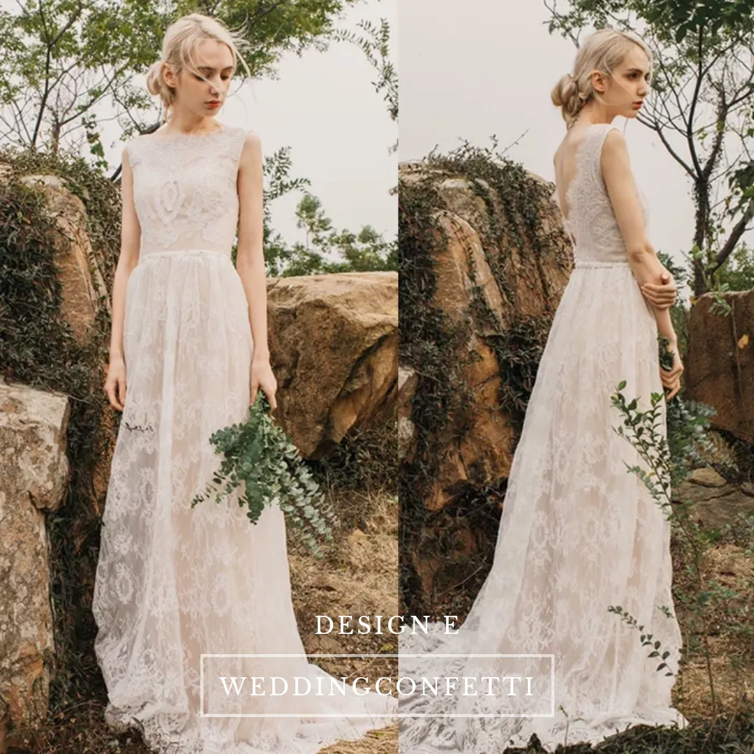 Bohemian Wedding Dresses (Various Designs)