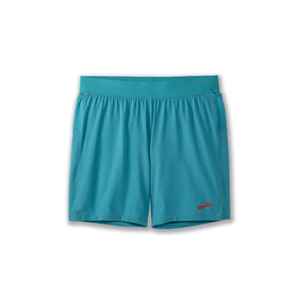 Brooks | Sherpa 7" Shorts | Men's | Slate Blue