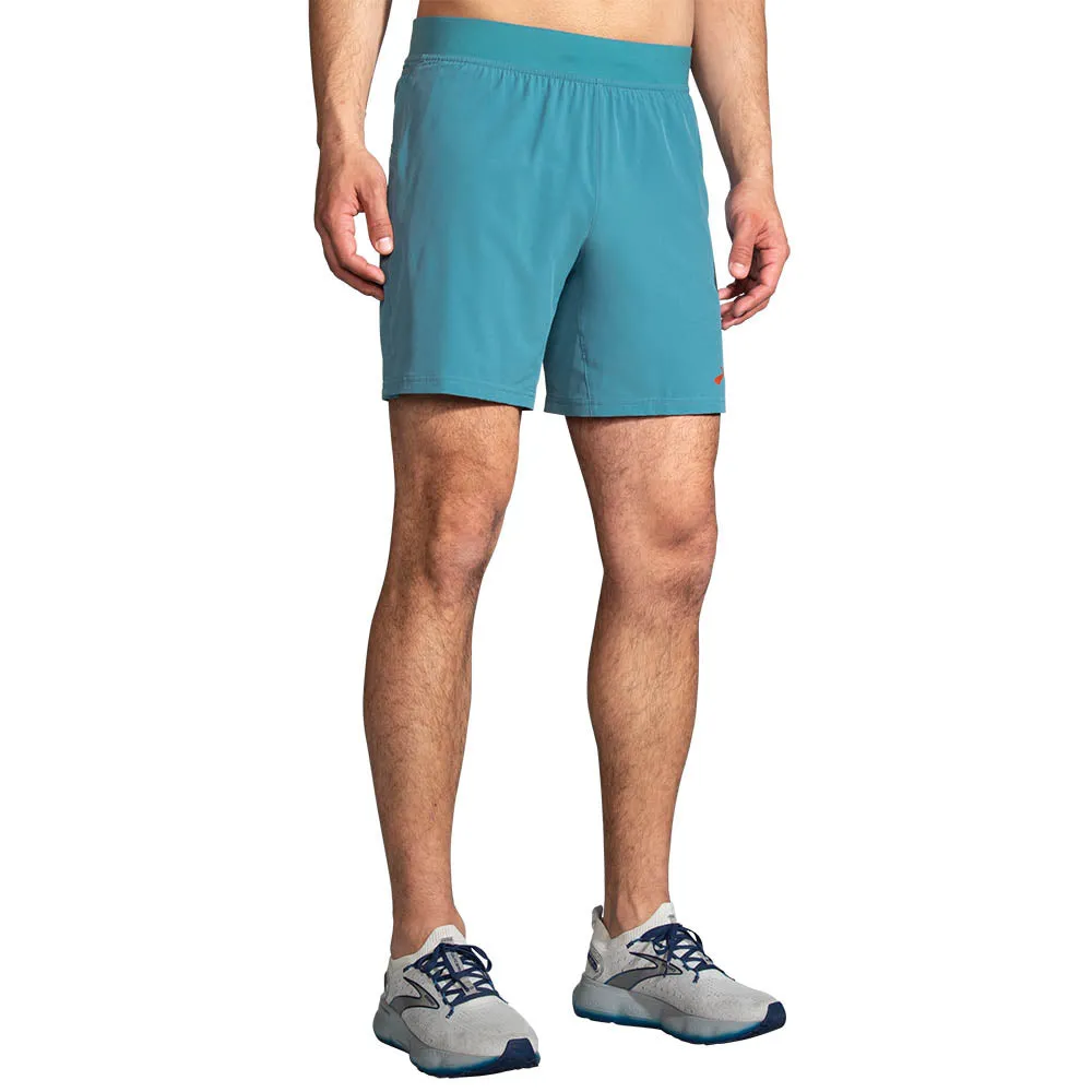 Brooks | Sherpa 7" Shorts | Men's | Slate Blue