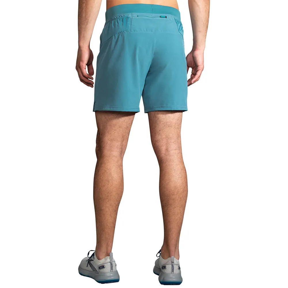 Brooks | Sherpa 7" Shorts | Men's | Slate Blue