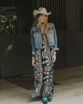 Cienna Boho Maxi- Blk Paisley