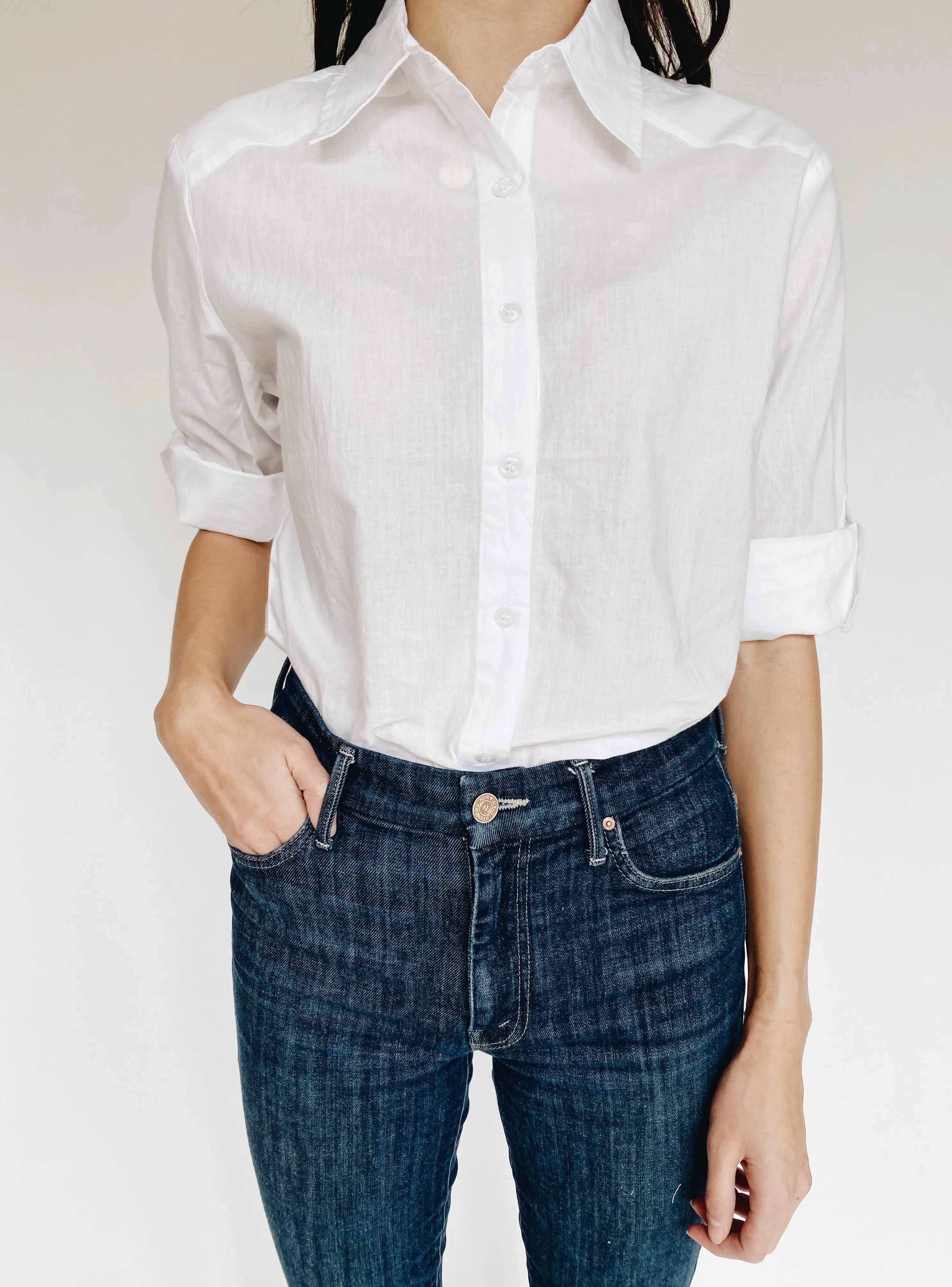 Classic White Button Down