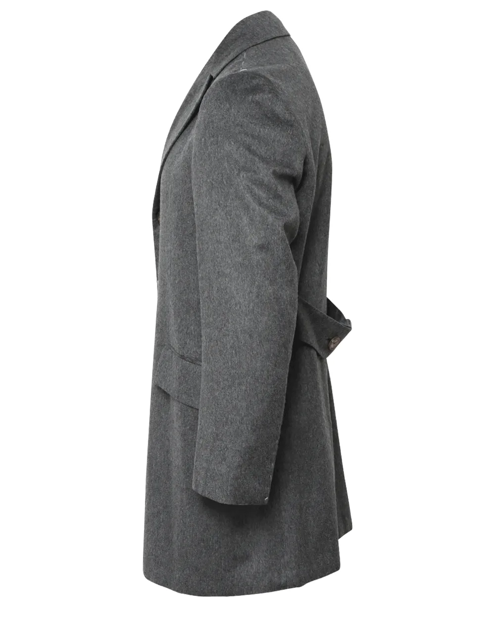 Dark Grey Cashmere Topcoat