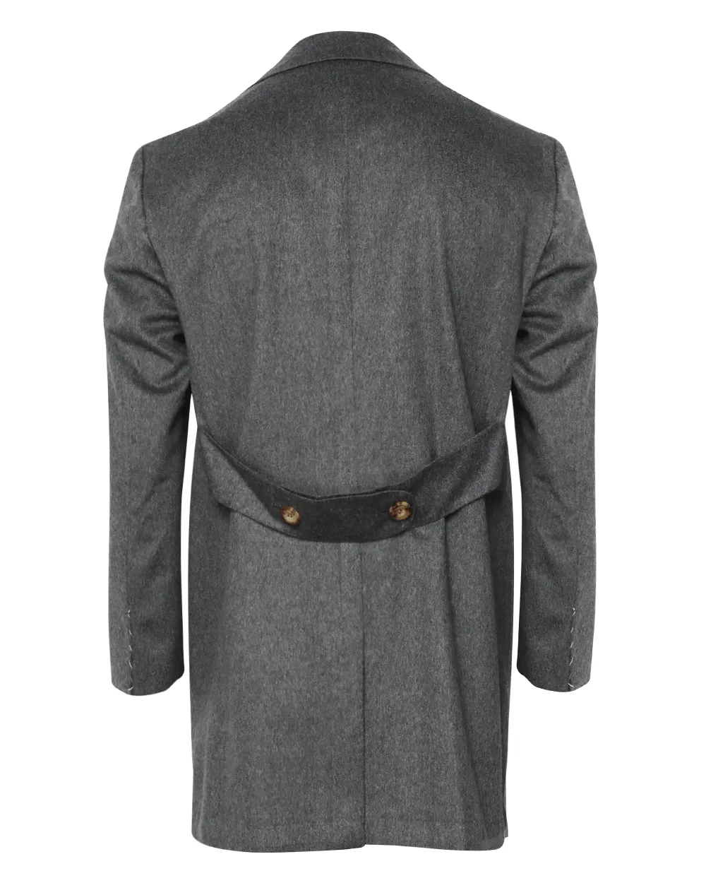 Dark Grey Cashmere Topcoat