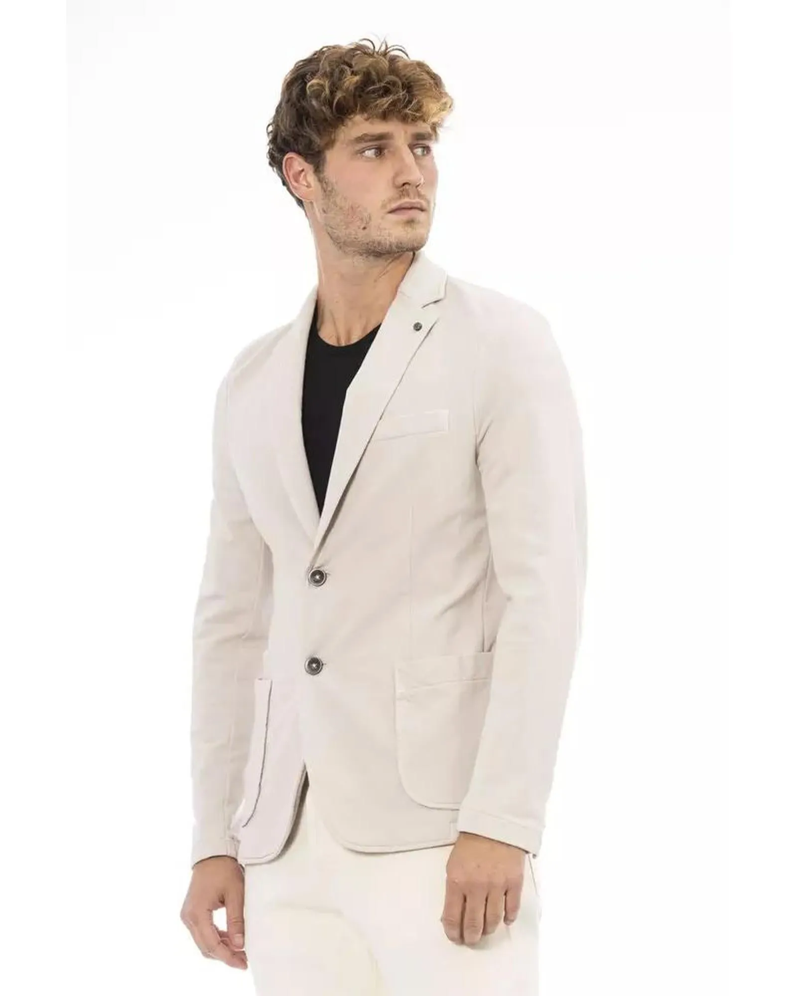 Distretto12 Unstructured Blazer - Beige