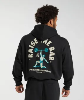 Gymshark Raise the Bar Hoodie - Black