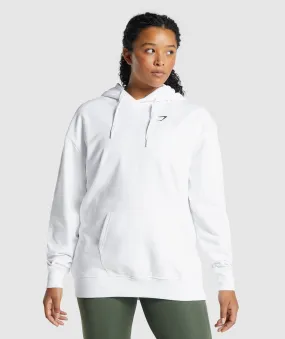 Gymshark Training Oversized Hoodie - White