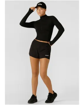 Lorna Jane Reflective Lightspeed Phone Pocket Run Short - Black