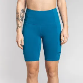 Oiselle | Long Pocket Jogger Shorts | Women's | Pacific