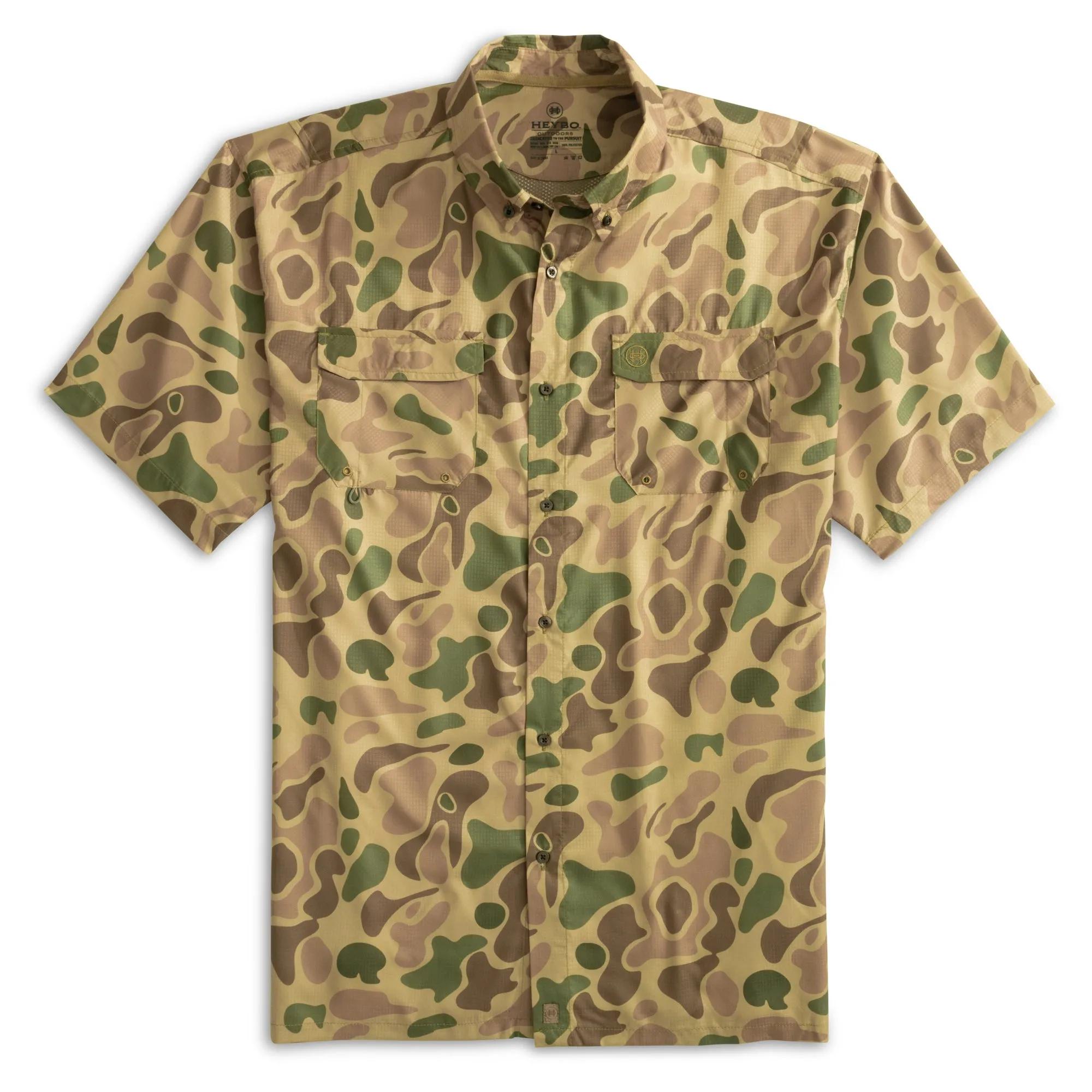 Outfitter Short Sleeve Shirt: Traditions Camo