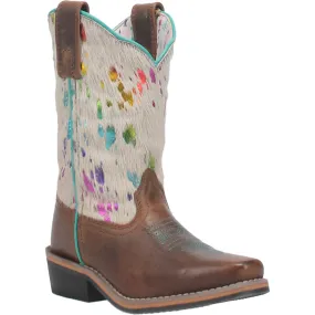 Rumi Drizzle Cow Fur Kid's Boots