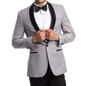 Slim Light Grey Tuxedo