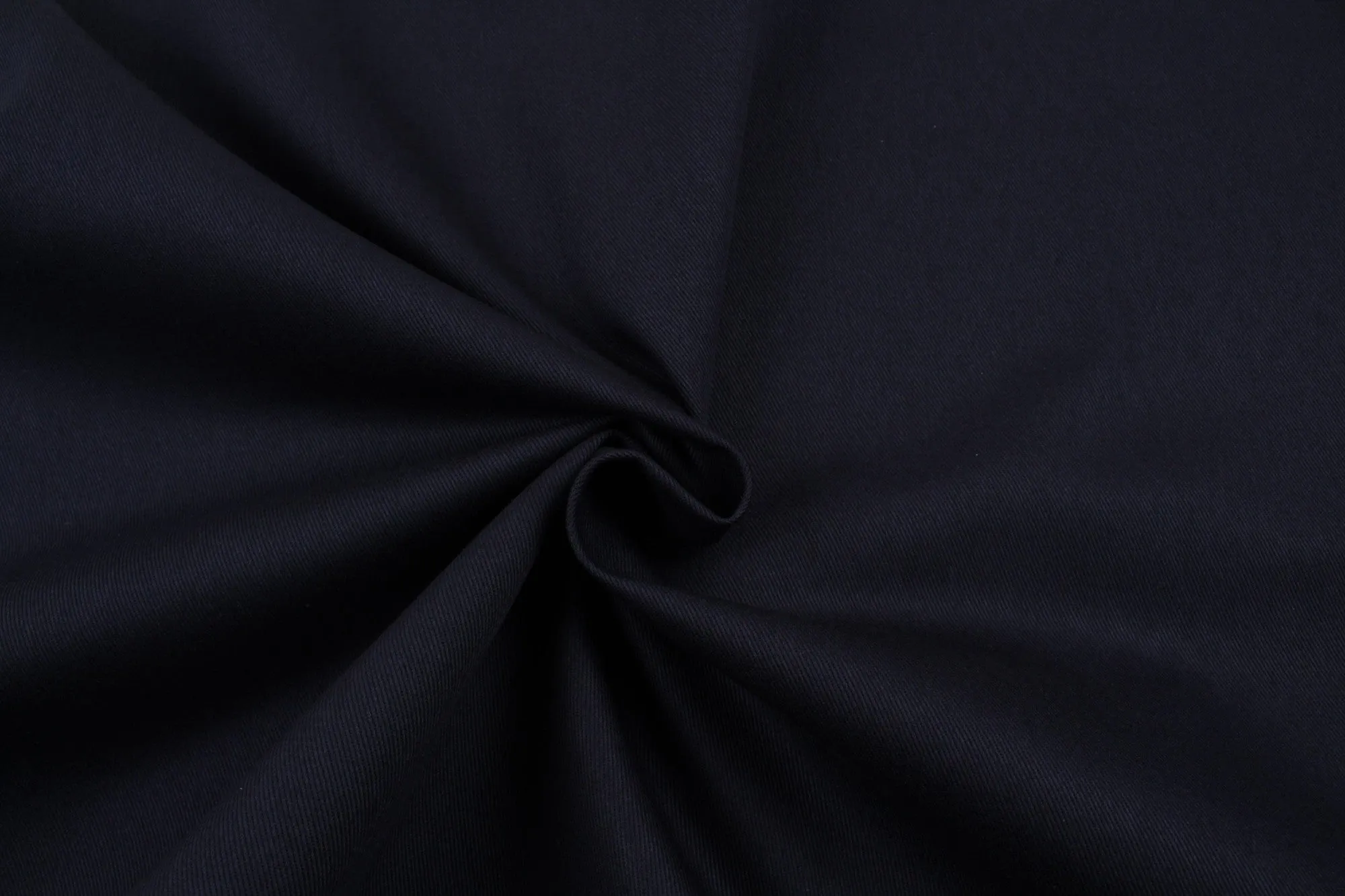 Soft Structured Cotton Gabardine - Navy