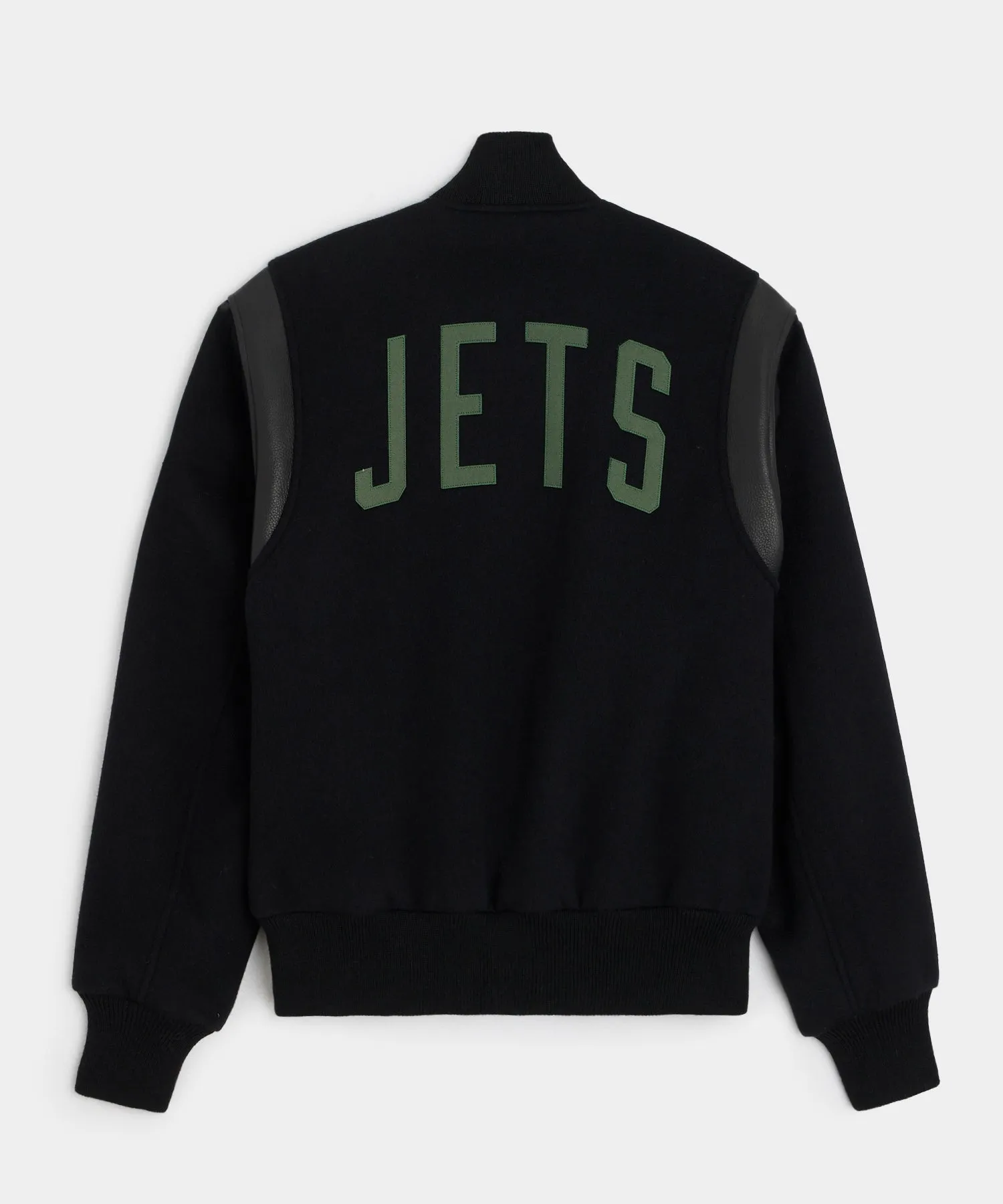 Todd Snyder   NFL by Fanatics Jets Cashmere Varsity Jacket