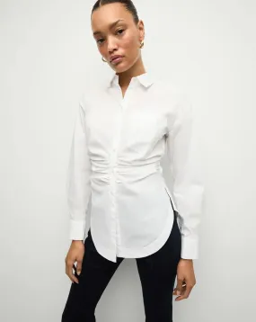 Veronica Beard Bosco Shirt in White