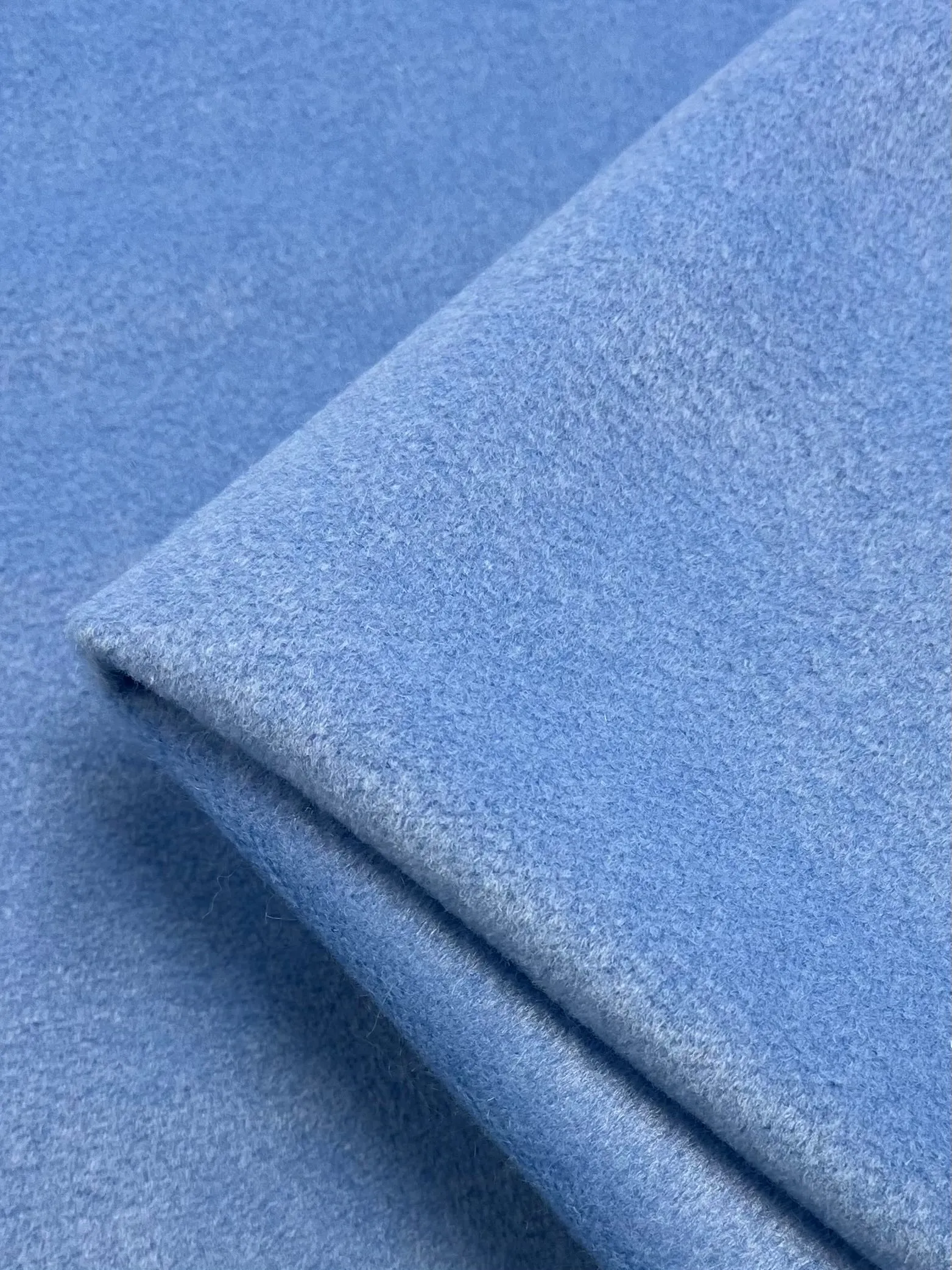 Wool Cashmere - Baby Blue - 150cm